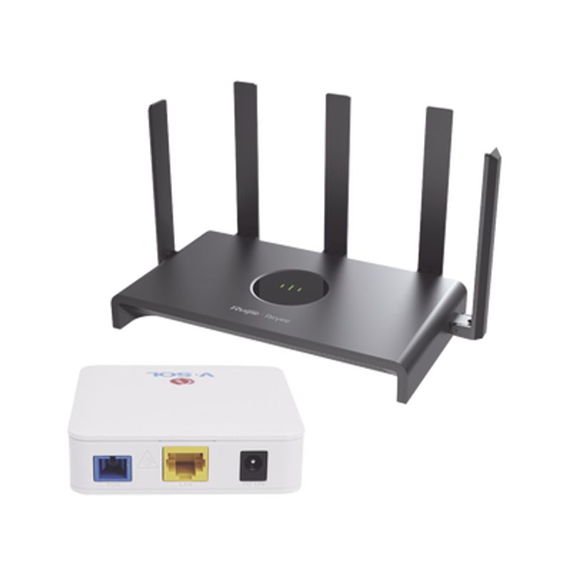 Kit 3 Onu Bridge Vsol Dual Gpon/epon Con Router Home Mesh Ideal Para Distribuciones Wisp De Mayor Cobertura Wifi En Hogares Y Of