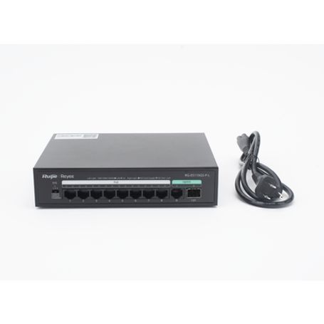 Switch Poe No Administrable Con 10 Puertos 10/100/1000 Mbps Monitorearle En La Nube