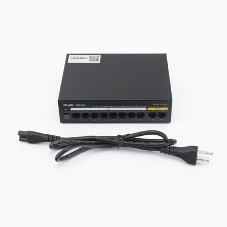 Switch Poe Con 10 Puertos 10/100 Mbps / 110 W / Carcasa De Acero / No Administrable