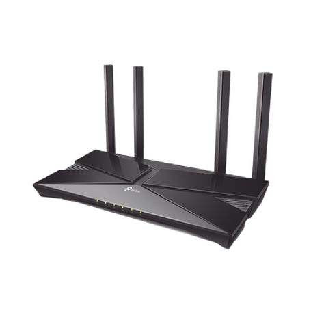 router wifi 6 doble banda ax 1800 mbps   mumimo y ofdma  1 puerto wan 101001000 mbps  4 puertos lan 101001000 mbps  4 potentes 