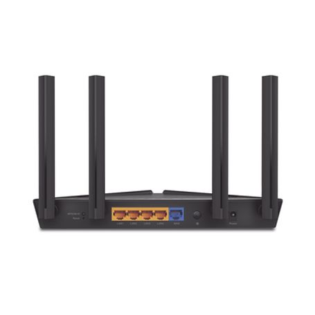 Router Wifi 6 Doble Banda Ax 1800 Mbps /  Mumimo Y Ofdma / 1 Puerto Wan 10/100/1000 Mbps / 4 Puertos Lan 10/100/1000 Mbps / 4 Po