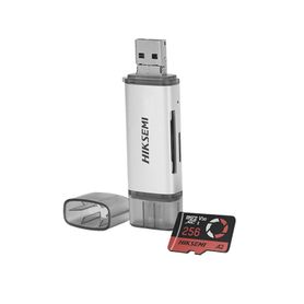 kit de memoria microsd de 256gb para drones y cámaras de acción con lector de tarjetas de regalo