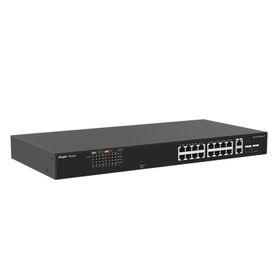 switch poe no administrable ideal para cctv 16 puertos 10100 2 uplinks gigabit y 2 sfp carcasa metálica229270