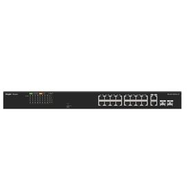 switch poe no administrable ideal para cctv 16 puertos 10100 2 uplinks gigabit y 2 sfp carcasa metálica229270