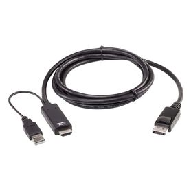 cable hdmi a displayport true 4k de 18 m