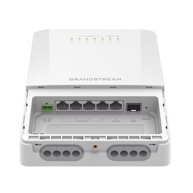 switch poe lite administrable para exteriores de 6 puertos 5ge1sfp  clasificación ip66 a prueba de polvo y agua  234532