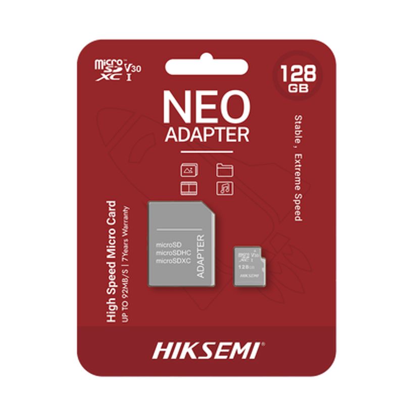 Memoria Microsd Con Adaptador Ideal Para Celular O Tablet / 128 Gb / Multipropósito / Clase 10 / 92 Mb/s Lectura / 50 Mb/s Escri