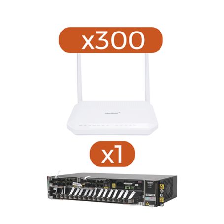 kit 300 ont´s hg6143d  1 olt an60002ac