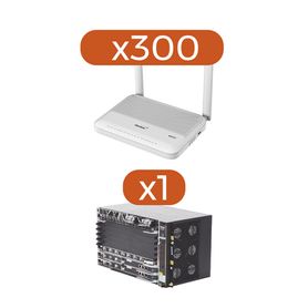 kit 300 onu´s hg6144f  1 olt an60007