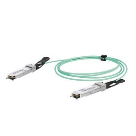 cable aoc qsfp28 de 100 gbps a 100 gbps  cable de fibra óptica activo  longitud 3 metros 