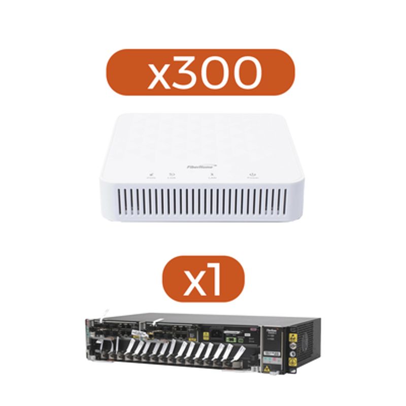 Kit 300 Onts An550601ag  1 Olt An60002ac