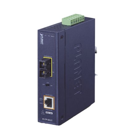 convertidor de medios industrial poe 1000basesx a 101001000baset 8023at scmm 550 m234721