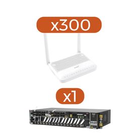 kit 300 ont´s hg6145d2  1 olt an60002ac