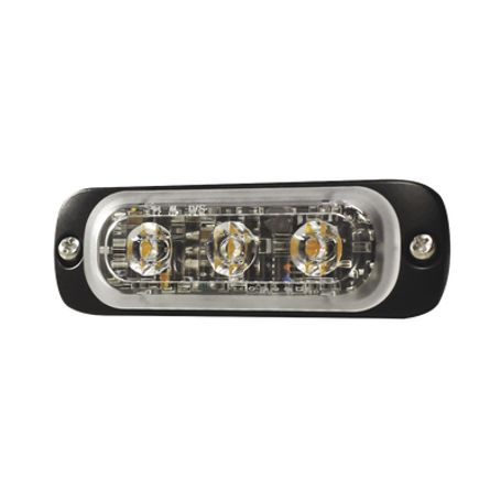 luz auxiliar de 3 led ambar sae 1224 vcd lente transparente230212