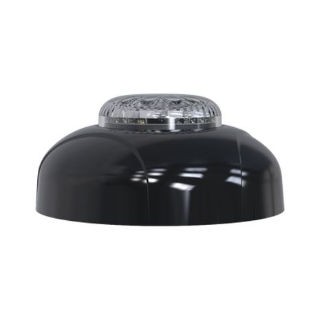 Estrobo Oculto De 12 Led Brida Negra 12 Vcd Clara Lente Transparente