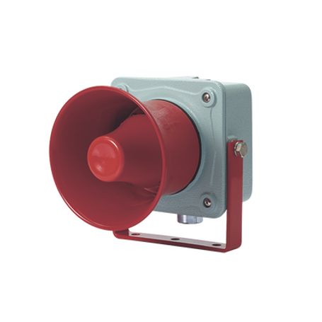 sirena electrónica para aplicaciones industriales pesadas con volumen máx120 db operando a 120 vca