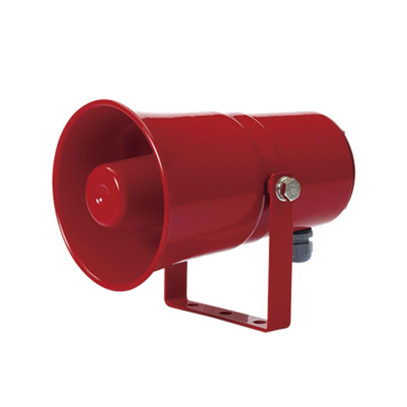 Sirena Electrónica De Montaje En Pared Con 5 Sonidos De Advertencia De Máx. Volumen 115 Db A 24 Vcd Sirena Electrónica De Montaje En Pared Con 5 Sonidos De Advertencia De Máx. Volumen 115 Db A 24 Vcd