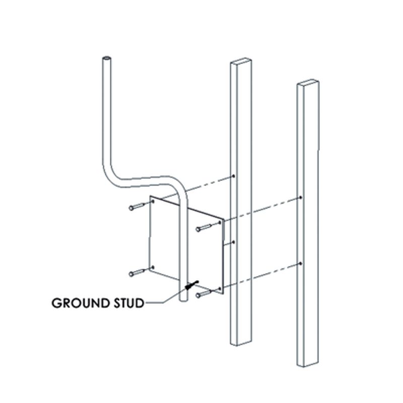 Soporte Para Montaje En Pared Compatible Con Linea De Antenas Omnib