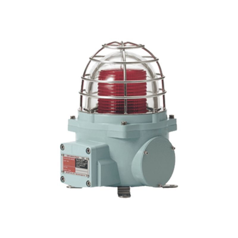 Baliza Con Luz Led Color Rojo Con Patrón De Destello Fijo O Flasheante Ideal Para Zonas Y Áreas Peligrosas Opera En Un Rango De 