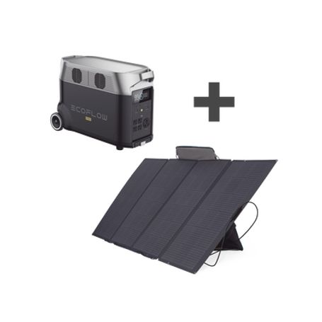 kit de estación de energia portátil 3600wh panel solar flexible 400w