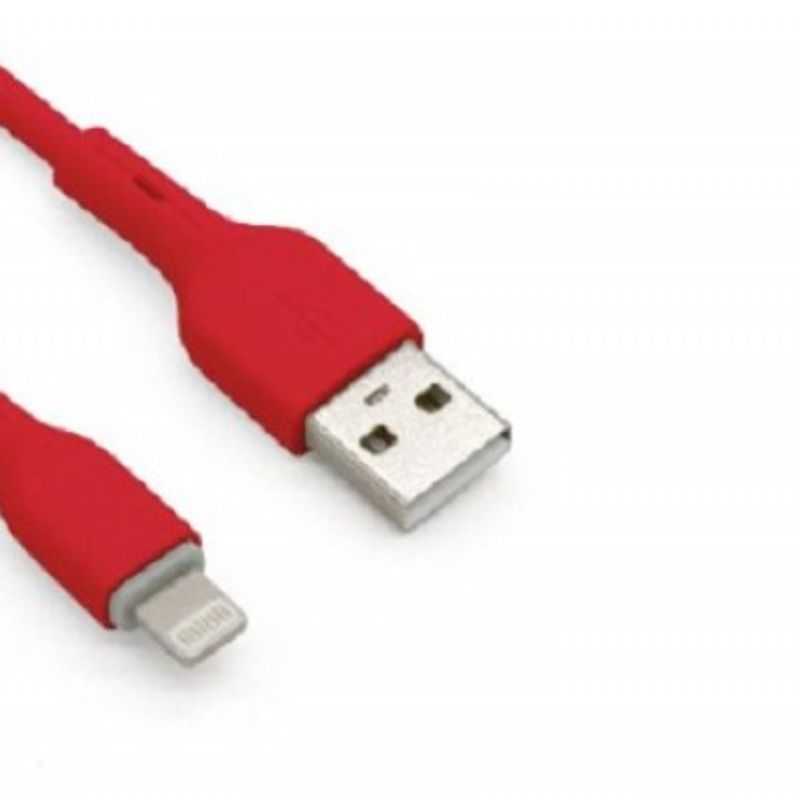 Cable Lightning BROBOTIX 963141 USB V2.0. Lightning. Rojo 1m TL1 