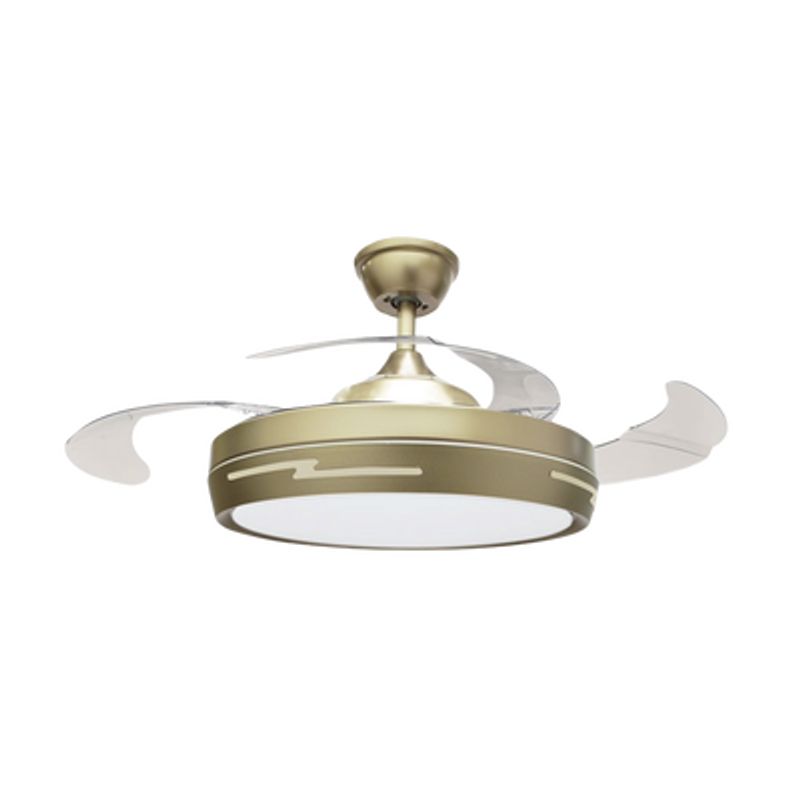 Ventilador De Techo Con Luminario Led De  110 V Ca 50/60 Hz /  88 W /4500 Lm / 6500  4 000  2 700 K /3 Tonos De Luz / 1075 Mm / 