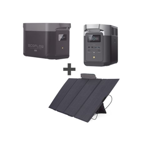 kit de estación de energia portátil 2048wh  bateria externa 2048wh  panel solar flexible 400w 4096wh totales