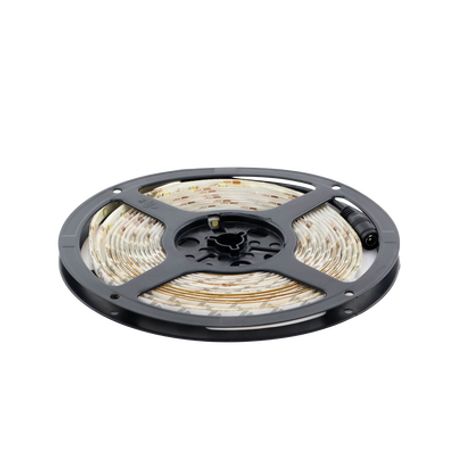 tira led de 5 m  cálido  uso exterior  potencia 15 w  420 lm 12 v cd  ip 65