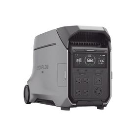 estación de energia portátil delta pro 4096wh litio lfp  5 ac 4000w 8000w pico  2 usbc 100w  capacidad para aumentar respaldo  