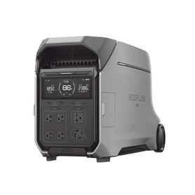 estación de energia portátil delta pro 4096wh litio lfp  5 ac 4000w 8000w pico  2 usbc 100w  capacidad para aumentar respaldo  