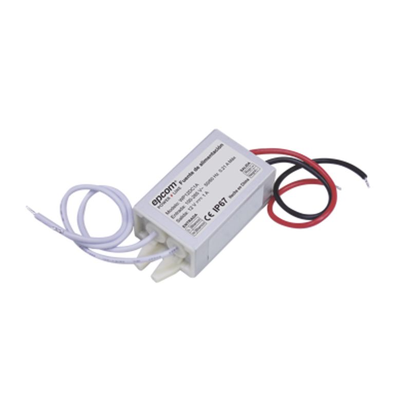 Fuente De Alimentantacion Para Intemperie Waterproof 12 V  1 A