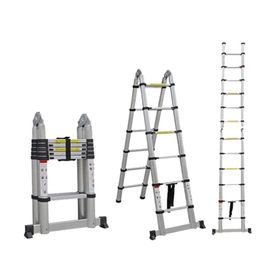escalera telescópica de aluminio tipo tijera de 19  19 metros de altura