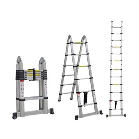 escalera telescópica de aluminio tipo tijera de 19  19 metros de altura