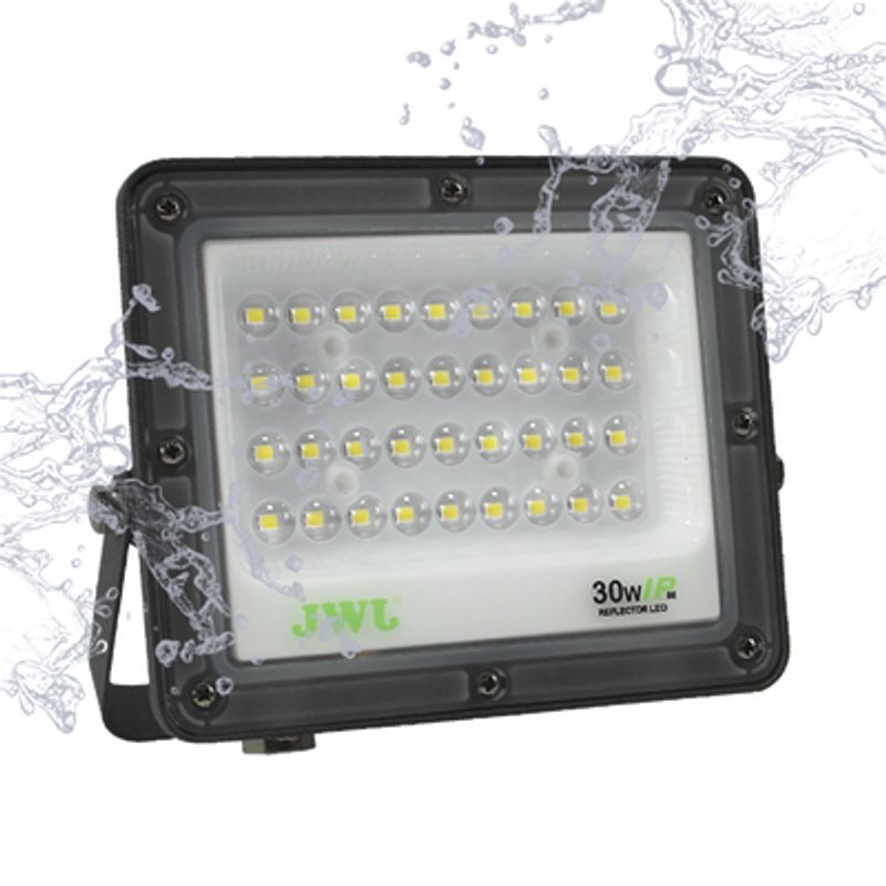 Reflector Tipo Lupa 30 W / Flujo Luminoso 3 000 Lm / 110  240 Vca 60hz /  Dimensiones 150 X 125 X 22 Mm / Uso En Exterior Ip66.
