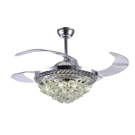 ventilador de techo con luminario led de  110 v ca 5060 hz   88 w 4500 lm  6500  4 000  2 700 k 3 tonos de luz  1075 mm  6 velo
