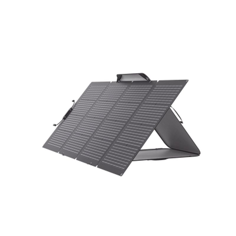 Módulo Solar Bifacial Portátil Y Flexible De 220w Recomendado Para Estaciones Portátiles Efd330 Efd350 Ó Efd500 / Ajuste De Ángu