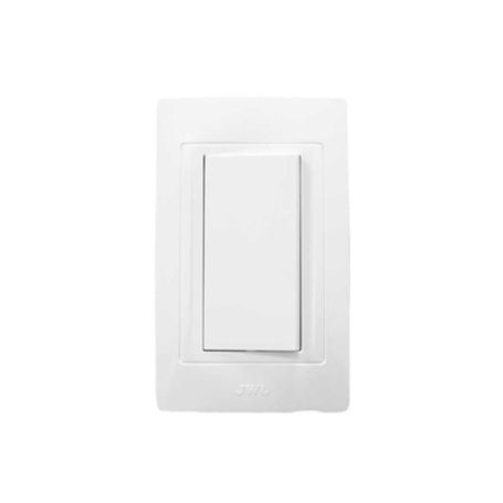 placa con interruptor escalera 10 a 127 v ca 60 hz 3 módulos color blanco230887