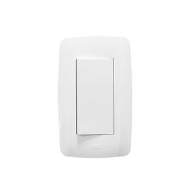 placa con interruptor escalera 10 a 127 v ca  60 hz   3 módulos  color blanco230887