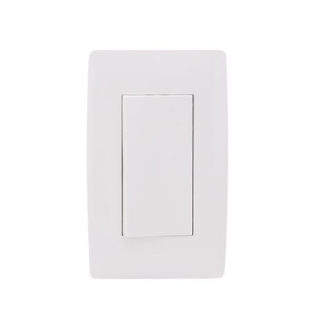 Placa Con Interruptor Escalera 10 A/ 127 V Ca 60 Hz / 3 Módulos / Color Blanco. Placa Con Interruptor Escalera 10 A/ 127 V Ca 60 Hz / 3 Módulos / Color Blanco.