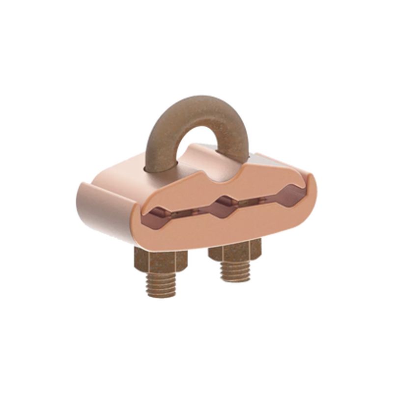 Conector Mecánico Para 3 Cables Para Calibre 2/0 Awg  250 Kcmil A Tuberia De 3/8  O  Varilla 5/8  3/4.