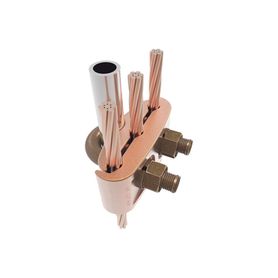 conector mecánico para 3 cables para calibre 20 awg  250 kcmil a tuberia de 38  o  varilla 58  34221880