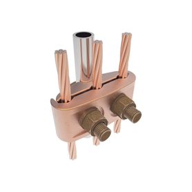 conector mecánico para 3 cables para calibre 20 awg  250 kcmil a tuberia de 38  o  varilla 58  34221880