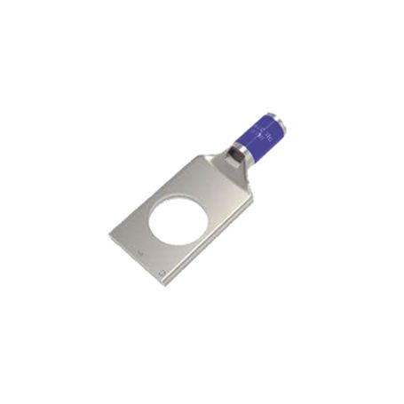 zapata terminal de compresión de canón corto para tornillo de 38 y calibre 6 awg