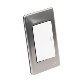 placa de policarbonato con interruptor sencillo 10 a 127 v ca  60 hz  carcasa de acero230969