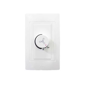 placa con dimmer rotativo para ventilador  300 w 127 v ca  color blanco230966