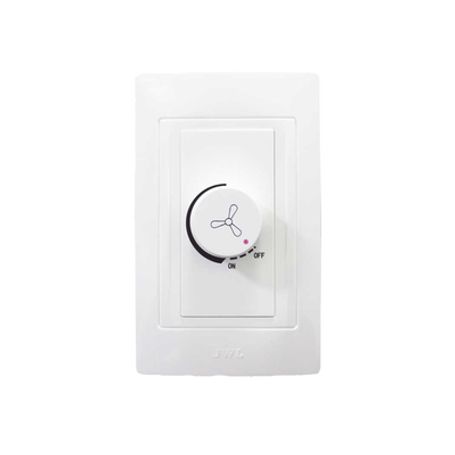 Placa Con Dimmer Rotativo Para Ventilador / 300 W 127 V Ca / Color Blanco. Placa Con Dimmer Rotativo Para Ventilador / 300 W 127 V Ca / Color Blanco.