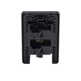 placa con 2 interruptores sencillos 10 a 127 v ca  60 hz   carcasa de acero231014