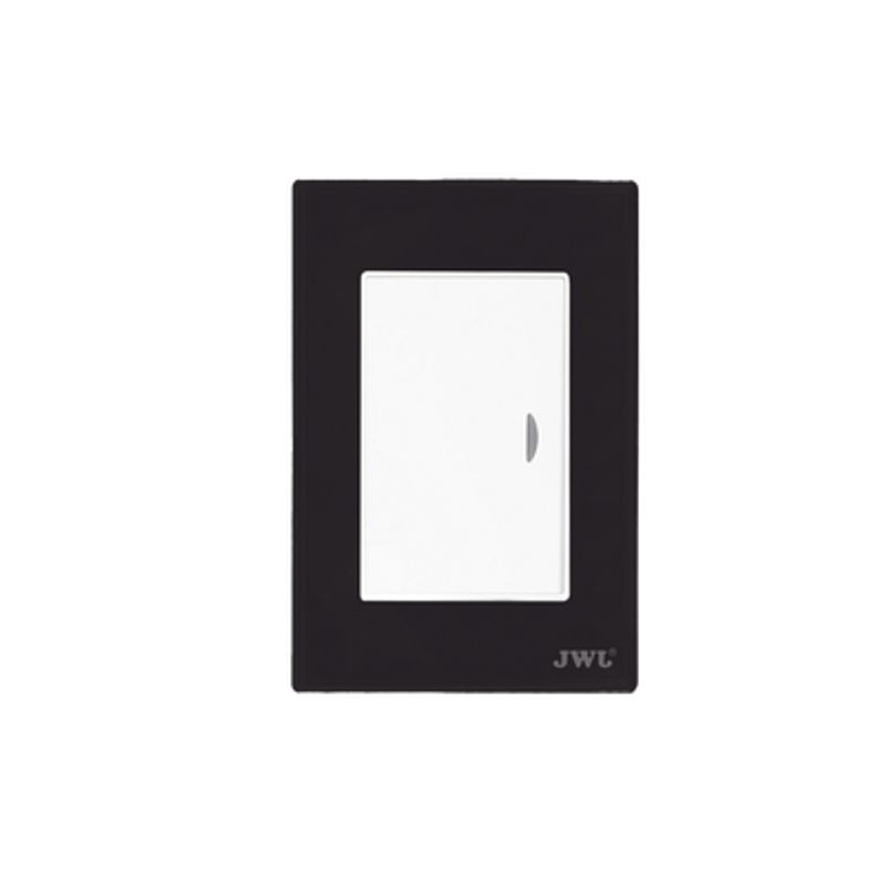 Placa Con Interruptor Escalera 10 A/ 127 V Ca  60 Hz / Carcasa Negra.