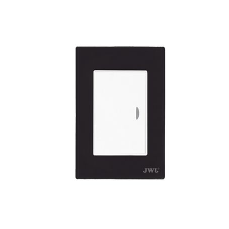 Placa Con Interruptor Escalera 10 A/ 127 V Ca  60 Hz / Carcasa Negra.