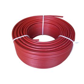 bobina de 100 metros  cable fotovoltaico  rojo  recubrimiento xlpe  4mm²  12 awg  hasta 1800 vcc